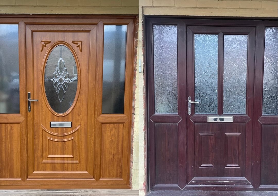 Before UPVC door replacement